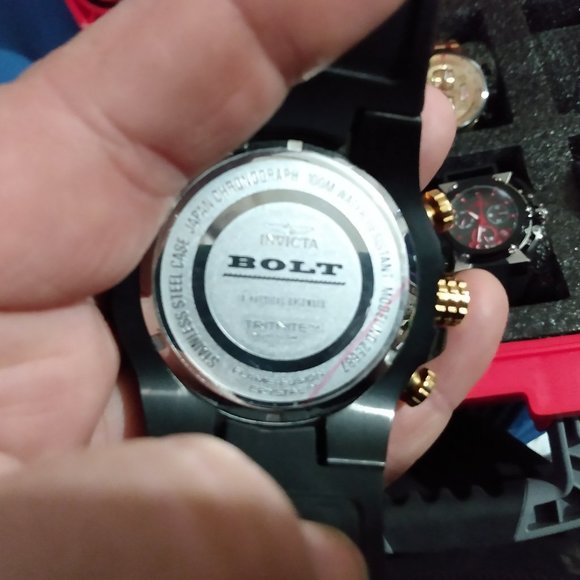 7 Invecta mens watches with case